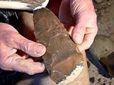 Étape de la chaîne opératoire du couteau chalcolithique