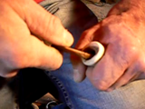 Étape de la chaîne opératoire du couteau chalcolithique